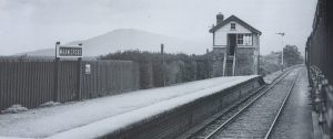 Maam Cross under the snow in 1954